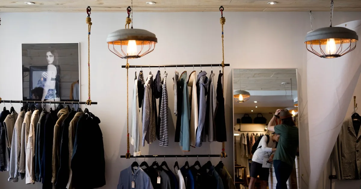 Storefront window with a simple sign and a few products facing the street

---

# content